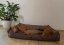 Bed for dogs DUO Brown - Dog bed size: 70cm x 60cm / M, Inside dog bed: Mattress