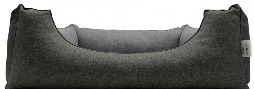 PETEE Pelech pro psy DUO Grey - Velikost pelíšku: 80cm x 70cm / L, Uvnitř pelíšku: Matrace