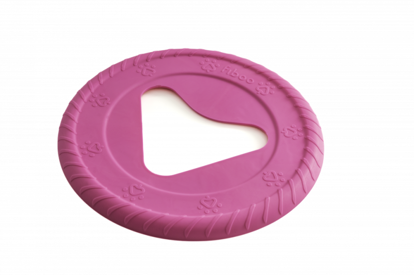 FIBOO Létající talíř pro psy Frisboo 25 cm - růžový
