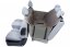 KARDIFF Ochranný kryt pro přepravu psů Anti Slip s bočnicemi na zip - černá/šedá - Velikost Anti Slip s bočnicemi na zip: L : 137cm x 167cm