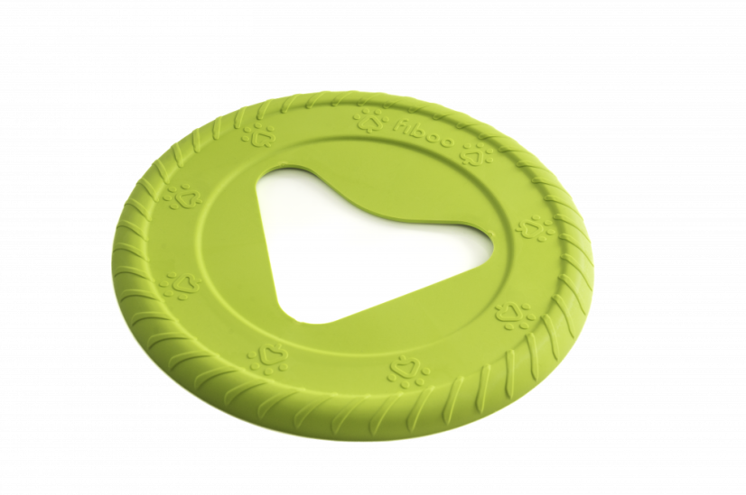 FIBOO Lietajúci tanier pre psy Frisboo 25 cm - zelený