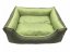Bed for dogs DUO Green - Dog bed size: 70cm x 60cm / M, Inside dog bed: Mattress
