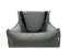 Car seat for dogs DUO Grey with orthopedic mattress - Car seat size: 100cm x 40cm