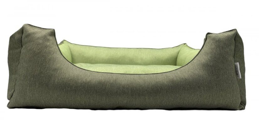 PETEE Pelech pro psy DUO Green - Velikost pelíšku: 80cm x 70cm / L, Uvnitř pelíšku: Polštář