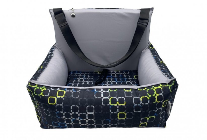 Car seat for dogs Flash with orthopedic mattress - Car seat size: 70cm x 40cm