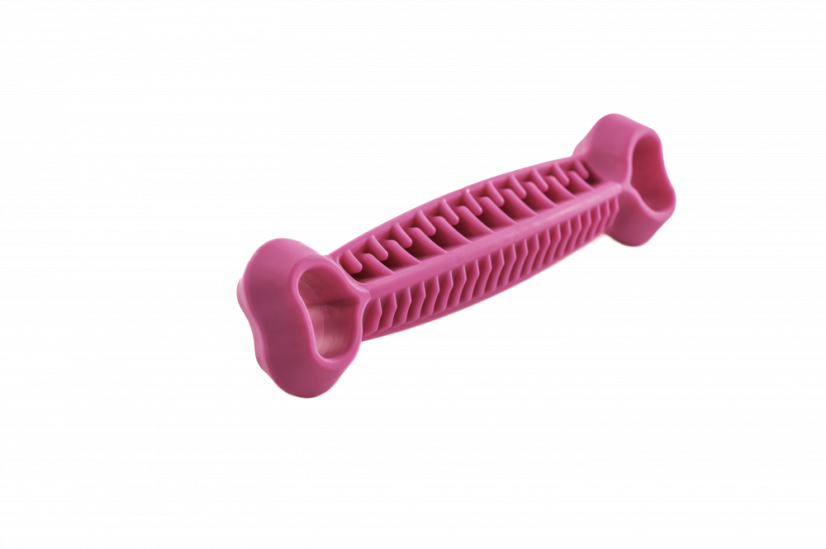 FIBOO Dentálna plniaca hračka pre psy Fiboone dental - pomarančová