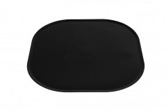 FIBOO Podložka pod misku (32cm × 32cm) - černá
